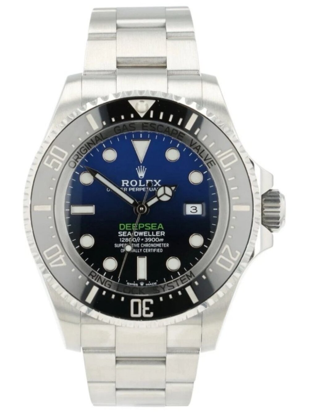 Rolex Deepsea Sea-Dweller Blue Dial Stainless Steel 44mm Automatic Mens 126660